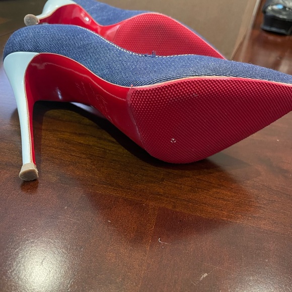 Authentic Christian Louboutin So Kate Denim Pump - Picture 3 of 4